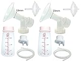 One-for-All Pump Parts for Spectra S2 Spectra S1 9 Plus Breastpump. Replace Spectra Flange Spectra Backflow Protector Inc Flange Breastshield Valve Tubing Silicone Diaphragm Backflow Protector Bottle