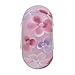 CharmSStory 925 Sterling Silver Core Flower Glass Charms Bead For Bracelets (Pink)
