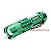 BESTSUN 10 Pack Mini Flashlights LED Flashlight 300lm Adjustable Focus Zoomable Tactical LED Flashligh Water Resistant Ultra Bright LED Torch (Black)