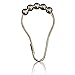 Heavy Duty Roller Shower Curtain Rings, Clipperton RollerRings, Set of 12, Roller Shower Curtain Hooks in Chrome