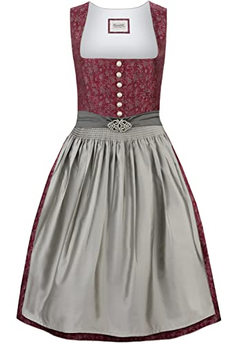 Stockerpoint Dirndl Leonora Vestito, Bordeaux, 46 Donna