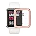 SUPTMAX Screen Protector for Apple Watch 38mm Full Coverage [Anti-Scratch] Cover for Apple Watch Tempered Glass Screen Protector for Apple Watch (38mm Rose Gold)
