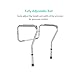 SUKONG Toilet Safety Rail, Bathroom Safety Frame for Elderly, Handicap and Disabled Toilet Safety Handrail with Adjustable Height