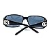 CG Eyewear Womens Rhinestones Sunglasses Rectangular Designer Fashion Black