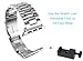 Fwheel Compatible With Apple Watch Band 42mm&44mm,Stainless Steel Replacement Smart Watch Band With Double Button Folding Clasp Compatible With Apple Watch Series 1 2 3 4,Sport,Edition(Silver 42mm)