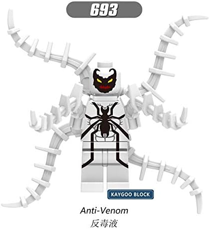 PampasSK Blocks - Large Super Heroes Anti Venom Riot Carnage Movie Hulkbuster Darkseid Green Lantern Figure Set Building Block Brick Gift Kids Toy 1 PCs