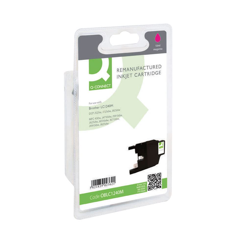 Q-Connect Ink for Brother LC1240 Ink Cartridge - Magenta