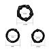FSDUALWIN 12 pcs delay Cock Ring Beads Ejaculation Penis Ring, Silicone Extender Erection Sex Products Toys for Men