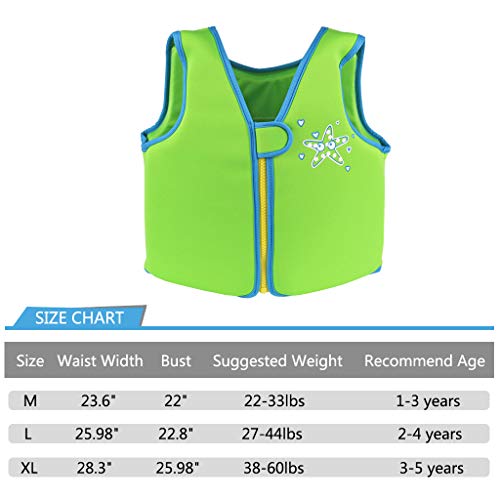 IvyH Kids Life Jacket,Children Swim Vest Float Jacket Swimming Training Buoyancy Aid with Armbands - Thumbnail 7