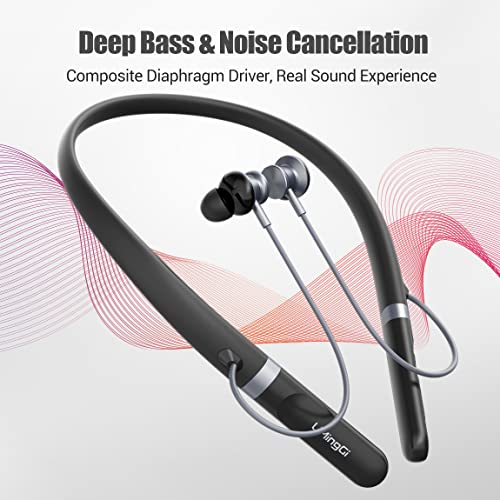 Neckband Bluetooth Headphones 5.2, Around The Neck Bluetooth Headphones