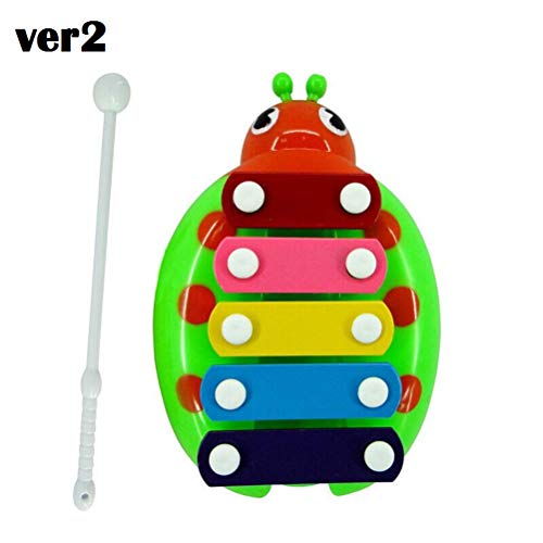 mrGood Baby Child Kid 5-Note Xylophone Musical Toys Wisdom Development Beetle Y797