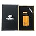 Cohiba Cigar Lighter 3 Torch Jet Flame with Punch Windproof Butane Fuel Lighter Refillable Inflatable(Without Gas) (Yellow)thumb 3