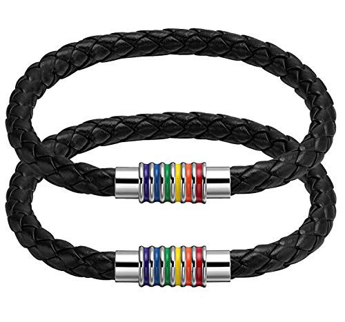 Nanafast Stainless Steel Rainbow Lesbian LGBT Pride