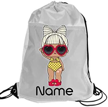 Girls LOL Doll Personalised Gym Bag School/Nursery/Gym/Dancing/Swimming/Sleepover (design21)