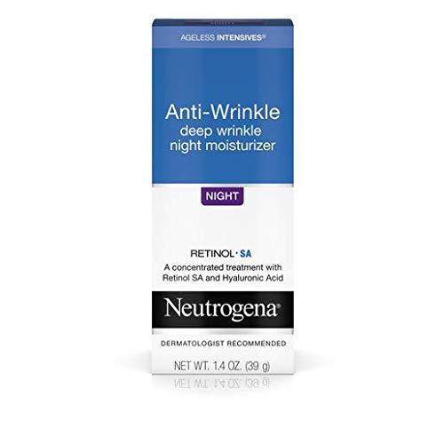 Neutrogena Ageless Intensives Anti Wrinkle Deep Wrinkle Night Moisturizer Cream, 1.4 Ounce - 12 per case.