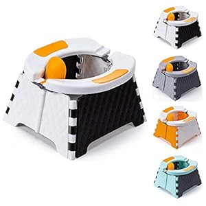 QILESUNNY 2021 New Folding Toilet, Portable Potty Training Seat for Toddler,Kids Travel Potty,Foldable Toilet Seat,It…