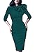 Donsane Women's Celebrity Vintage Bowknot Party Cocktail Stretch Bodycon Pencil Dress
