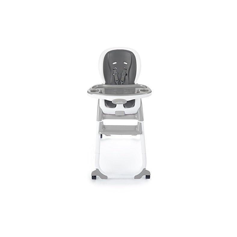 Ingenuity SmartClean Trio Elite 3-in-1 Convertible Baby High Chair, Toddler Chair, and Dining Booster Seat – Slate