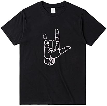 ReRabbit Love You Gesture Tee For Mens M Black