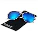 Duduma Fashion Aviator Sunglasses with Flat Lens Metal Frame for Women and Men 0713
