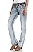 WallFlower Juniors Luscious Curvy Belted Bootcut Jeans