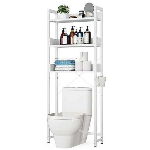 OTK Over-The-Toilet Storage, 3 Tier Bathroom Organizer Shelf ...
