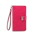IZENGATE Samsung Galaxy Note 4 Wallet Case - Executive Premium PU Leather Flip Cover Folio with Stand (Deep Rose Pink)