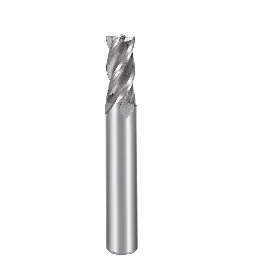 Sourcingmap High Speed Steel HSS-AL 4 Flute Straight End Mill Cutter CNC Router Bits, 9 x 10 x 22mm