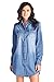 Blue Age Womens Chambray Denim Shirt Blouse Denim Tops