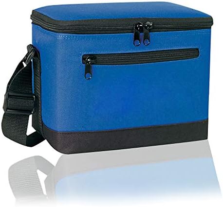 Warm and Tote"Bellaroos" Heated Lunch Box, Tote, Bag, Blue for kids, adults, work and school