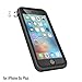 Waterproof Case for iPhone 6s Plus, Shock Proof, Drop Proof by Catalyst for iPhone 6s+ with High Touch Sensitivity ID (Black & Space Gray)