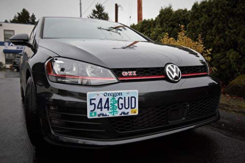 CravenSpeed The Platypus License Plate Mount for Volkswagen Golf GTI Mk7 | 2015-2018 | No Drilling | Installs in Seconds | Made of Stainless Steel & Aluminum | Made in USA