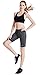 FITTIN Women's Sports Shorts Activewear for Active Fitness Pocket Yoga Running Workout Gym Running Leggings 3-Pack L