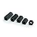 Aike 300PCS M3 Nylon Black Hex Screw Nut Spacer Standoff Varied Length Assortment Box