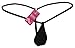 Deargirl Thong Tear Drop G-String Bottom (One Size(FITS Most XS to M), Black Mesh)