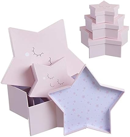Home Gadgets Caja Carton Juego 3 Unidades Estrella: Amazon.es: Hogar