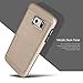 Obliq Slim Meta Dual Layer Protection Case with Shock Absorbing TPU Inner Layer for Samsung Galaxy S7 - Champagne Gold