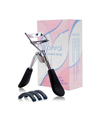 Alpiriral Eyelash Curler - Pro Lash Curler with Three Refills In Black Spring Loaded Lash Curler To Curl Lashes for A Beautiful Look - Thumbnail 7
