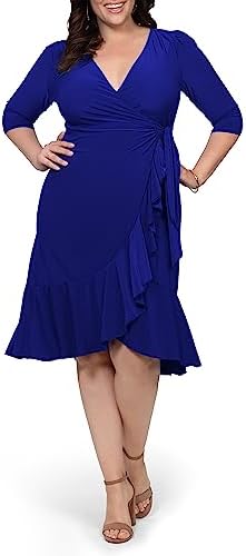kiyonna rumor ruched dress Women's Plus Size Rumor Ruched Dress
