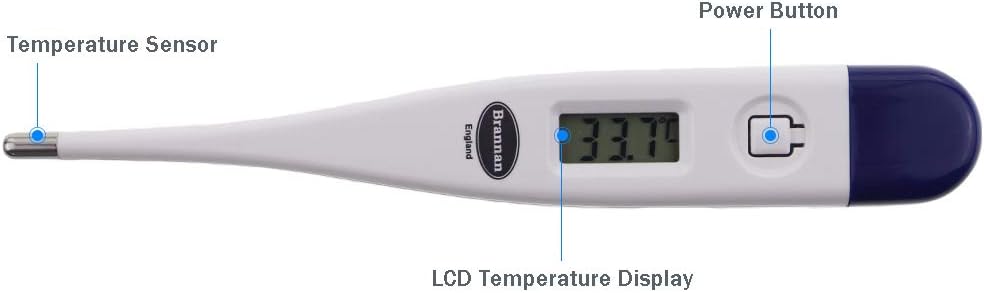 Brannan Digital Vets Thermometer For Pet Owners of Dogs Cats Horses Animals With FREE Veterinary Hobday's Spec Chart - Image 3