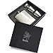 Hip Flask For Liquor or Whiskey With Shot Glasses and Funnel Set | 7oz Leak Proof Flask for Men with 2 Stainless Steel Shot Glasses and Free Funnel & Gift Box | Perfect Present for Men or Women