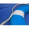Light-Blue-Lifering-with-White-Bands-20-Life-Saving-Ring-Beach-Accent-De