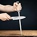 Knife Boss Knife Honing Steel Rod - 12 Inch Sharpening Steel Rod - Professional Knife Sharpener Rod for all Knifes - Premium Carbon Steel Knife Sharpening Rod - Knife Sharpening Steel Rod