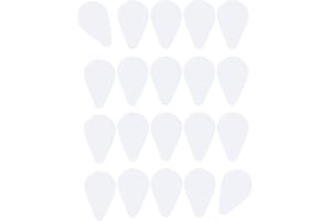 20Pcs Flute Fingers Pad Thin/Thick Flute Antislip Sticker Silicone Thumb Cushion Woodwind Instrument Accessories Fingers Pad