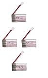 Teenitor 3.7V 680mAh 20C Lipo Battery(4PCS) with 5 In 1 X5 Battery Charger for Syma X5C X5C-1 X5SW X5SC X5A X5 & Cheerson CX-30W - Batteries Upgrade - Longer Flight Time Parts