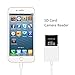 Philonext Camera SD Card Reader Trail Camera Viewer/Trail Game Reader for iPhone 6/6S/6S Plus/5/5S/7/7 Plus SD Card Reader for iPhone(iOS 9.2 or Later), No App Required (Black)