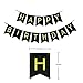 Leo Home 80th Birthday Decorations Kit- Gold Glitter Happy Birthday Banner & Sparkling Celebration 80 Hanging Swirls-80th Anniversary Decorations
