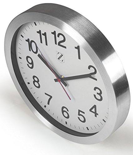 image for Zoyer Large Wall Clock 12 Inch Round Non-Tick Silent Decorative Wall C