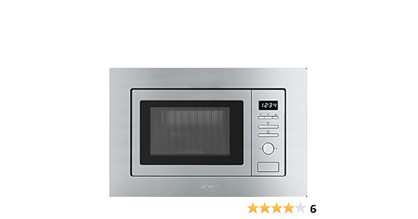 SMEG FMI020X Horno MICROONDAS FMI020X : 217.69: Amazon.es: Hogar y cocina