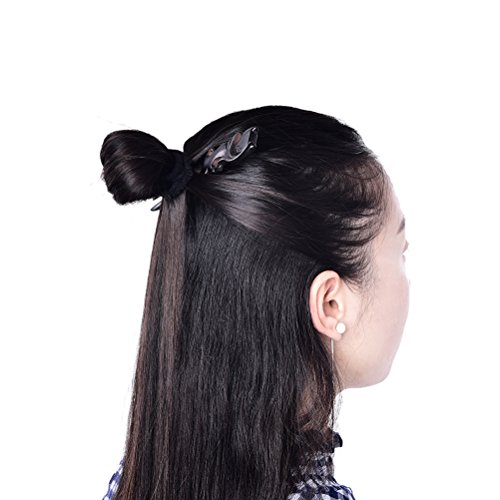 1 Pcs Wooden U-fat Fox Shape Plug Hair Fork Hair Clips Stick Pin Handmade Hair Accessories for Girls Womens by Team-Management - Thumbnail 2